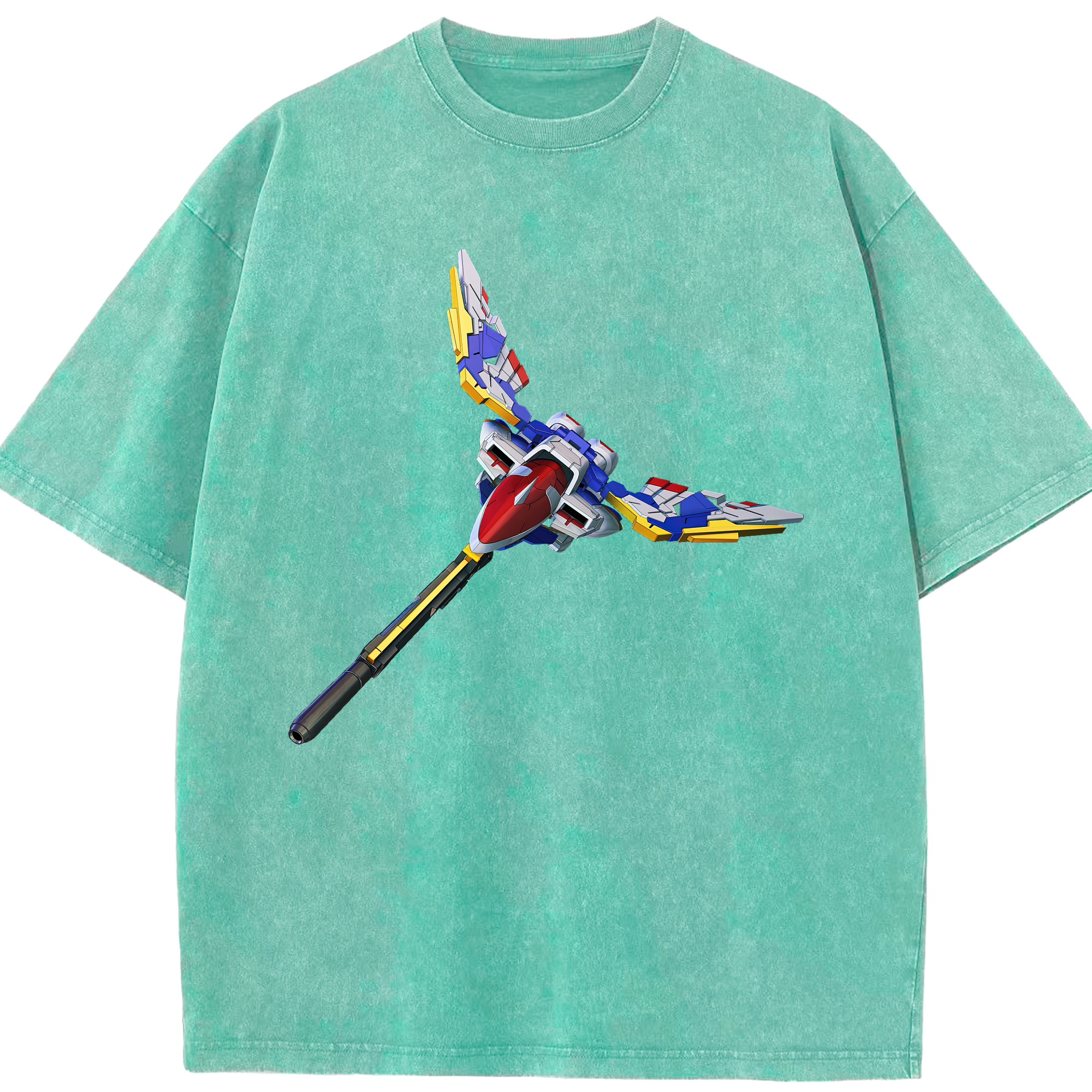 （画像用） 機動戦士ガンダム Mobile Suit Gundam 綿100% ヴィンテージ風 半袖Tシャツ（フロントプリント）